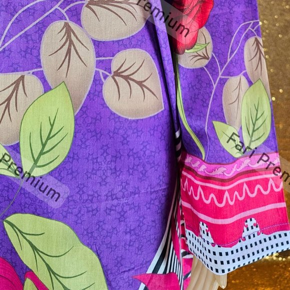 Asim Jofa 3PC Printed Premium Lawn Shalwar Kameez Suit Pakistani/Indian Large 43 - Picture 9 of 12